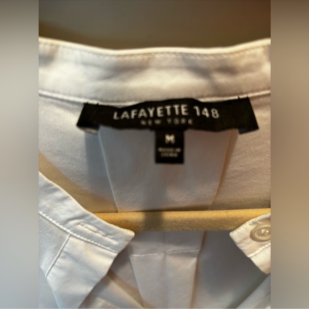 Lafayette 148 New York women White Shirt - Picture 2 of 5